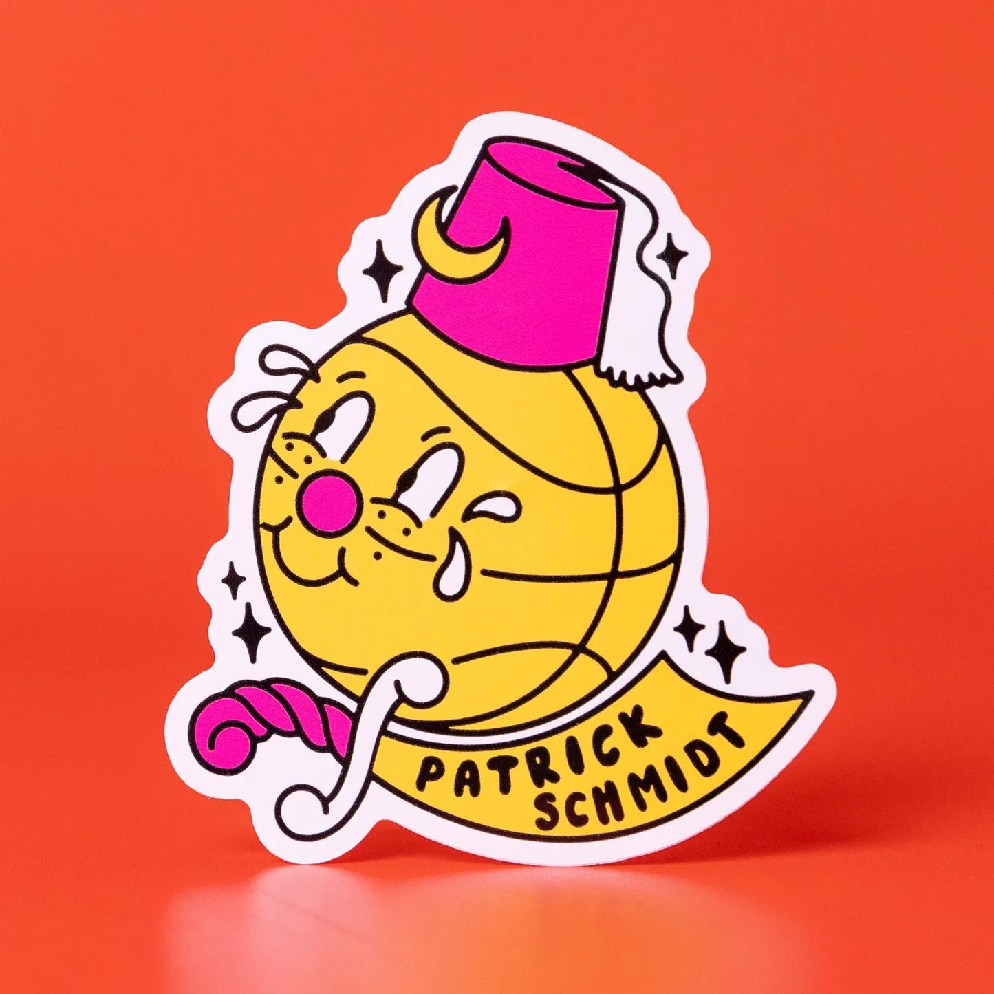 Custom White Gloss Vinyl Stickers - Tacky And Upsetting