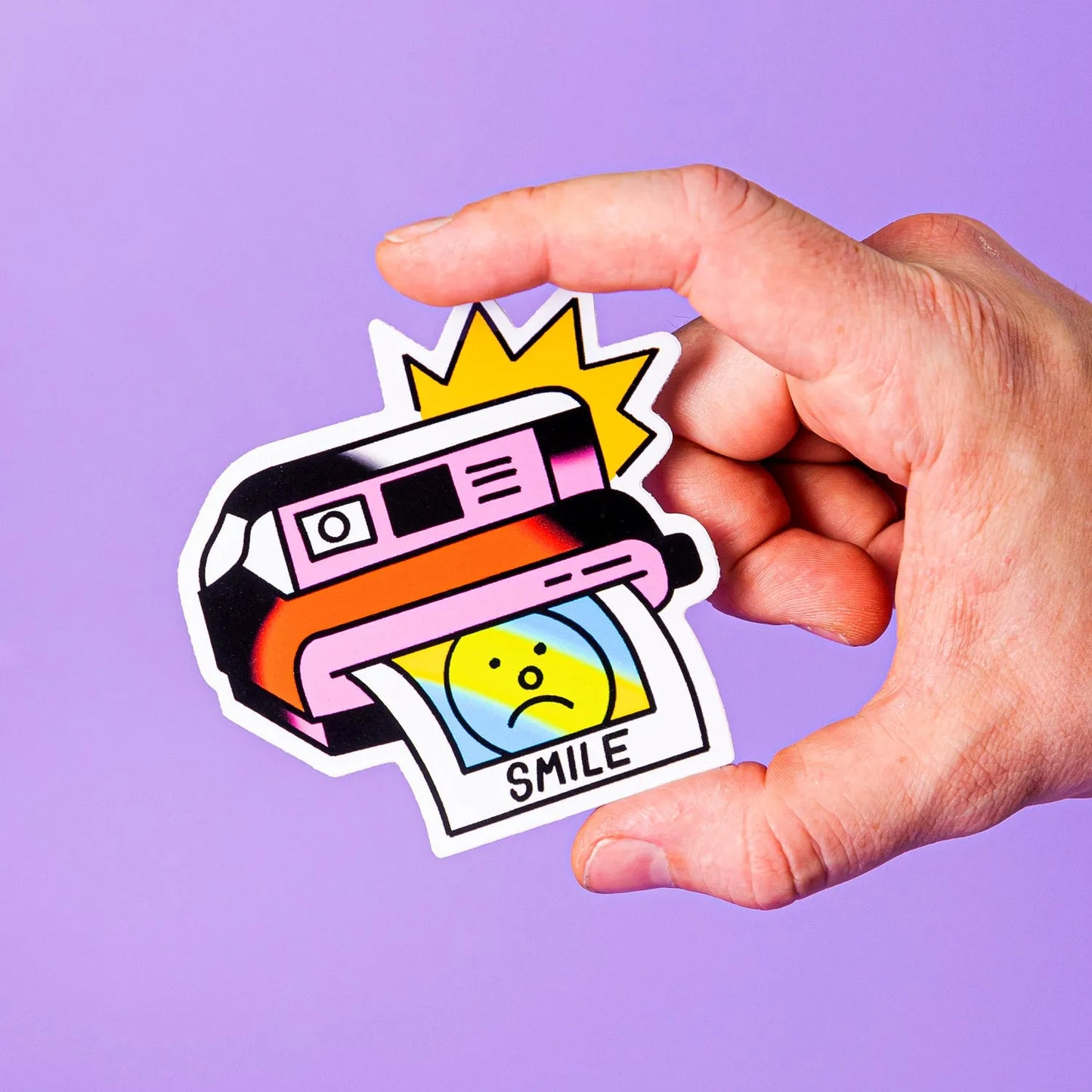 Custom White Gloss Vinyl Stickers - Tacky And Upsetting