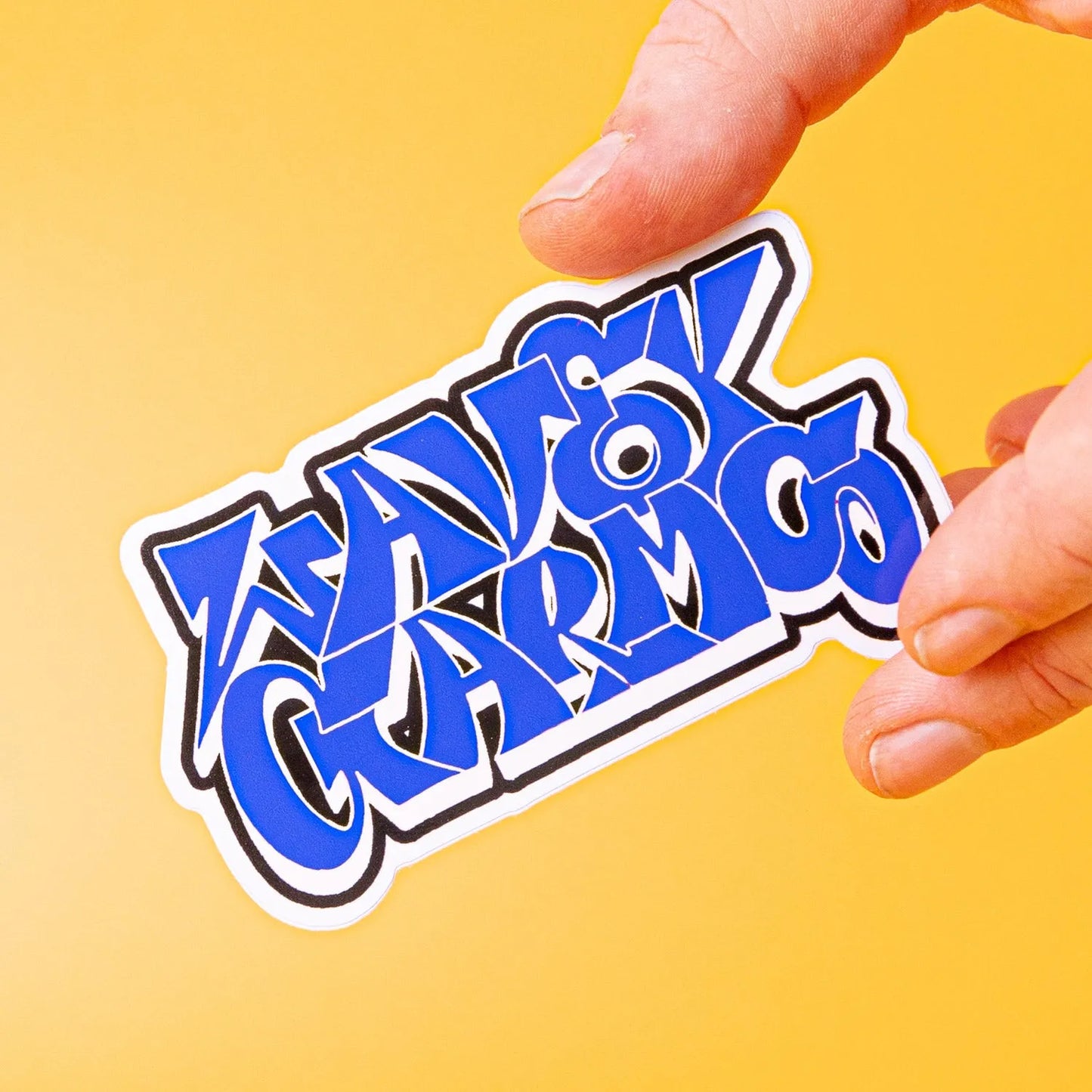 Custom White Gloss Vinyl Stickers - Tacky And Upsetting