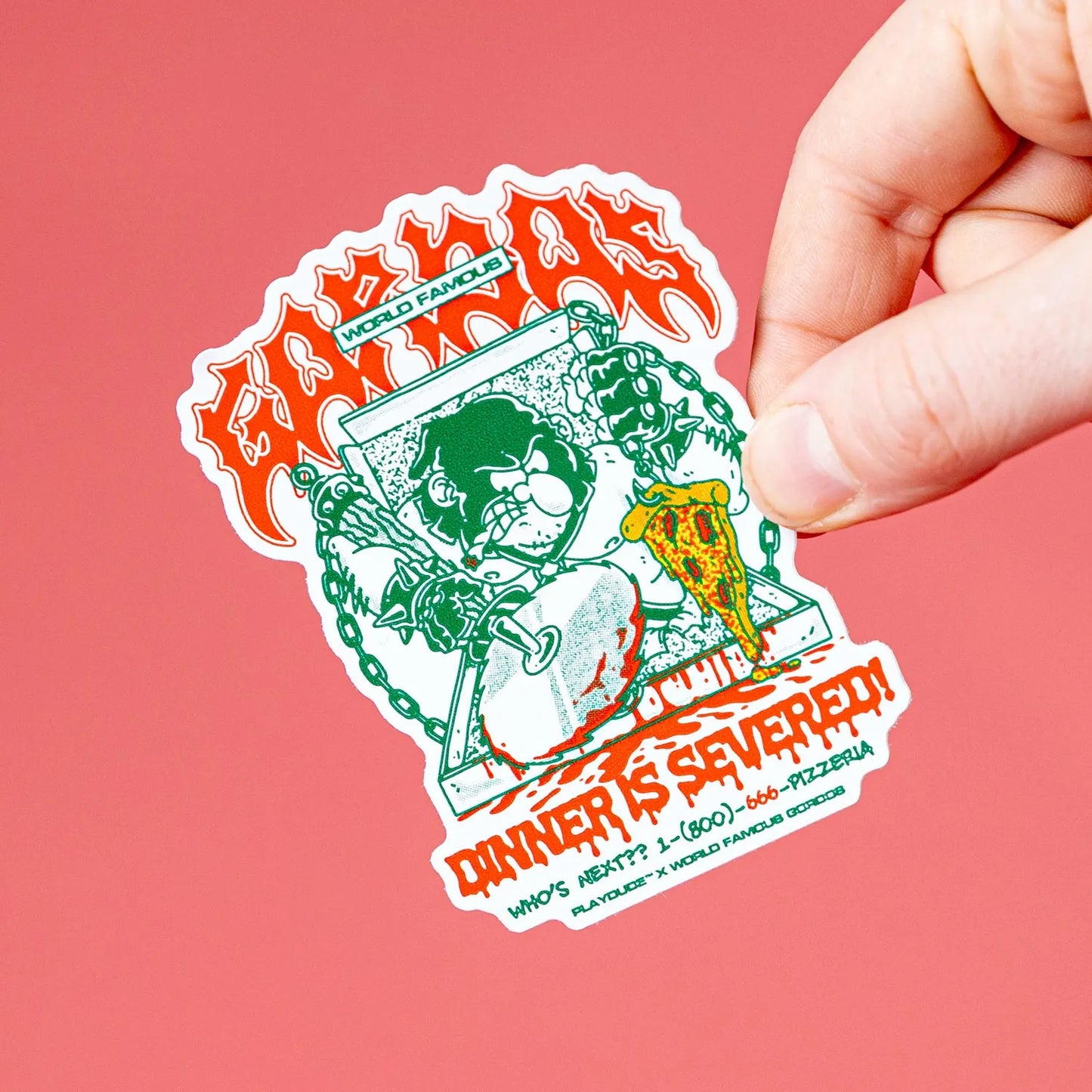 Custom White Gloss Vinyl Stickers - Tacky And Upsetting