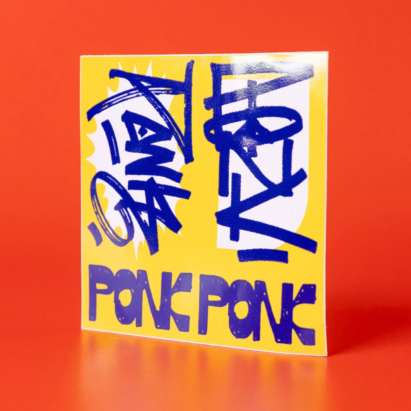 Custom White Gloss Vinyl Stickers - Tacky And Upsetting