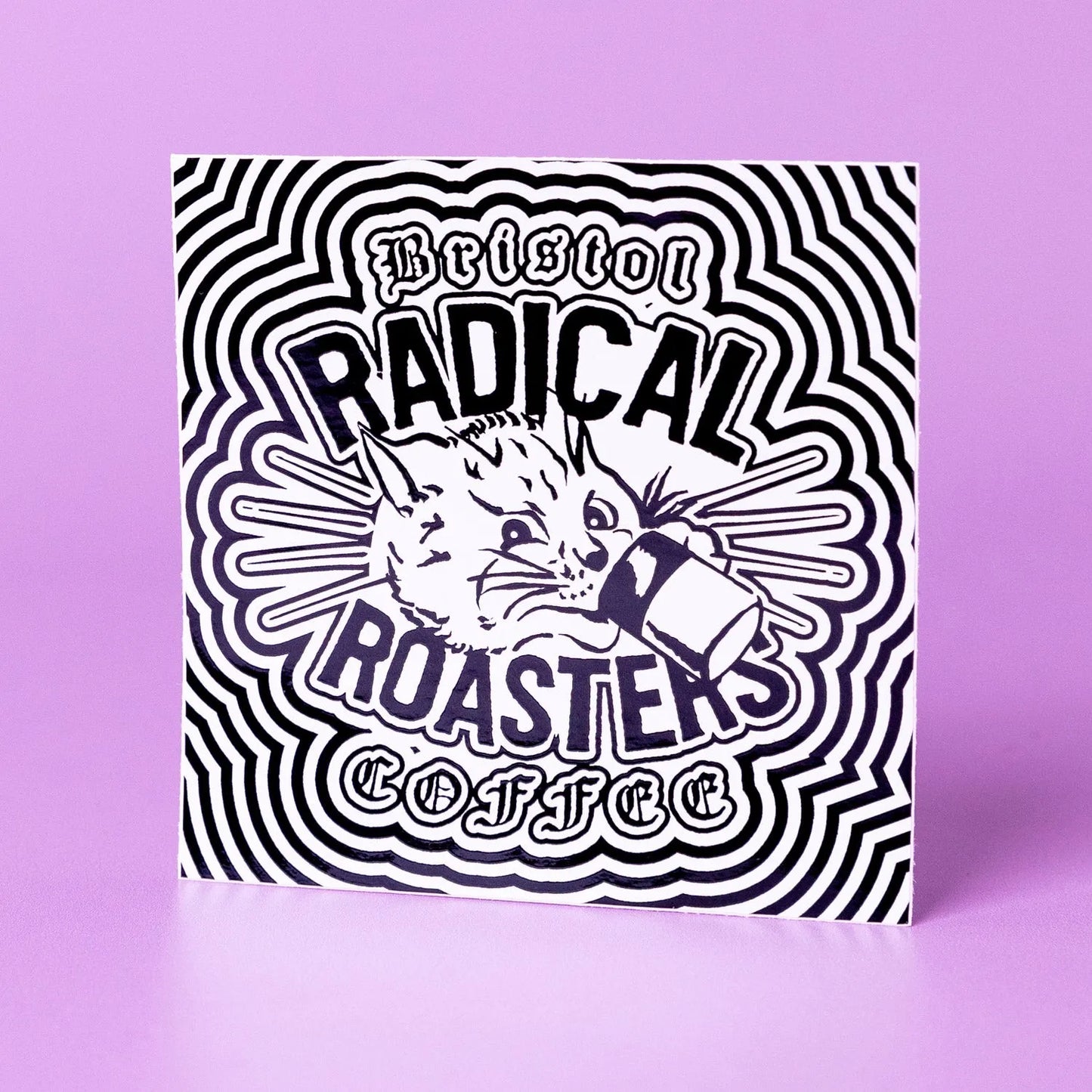 Custom White Gloss Vinyl Stickers - Tacky And Upsetting