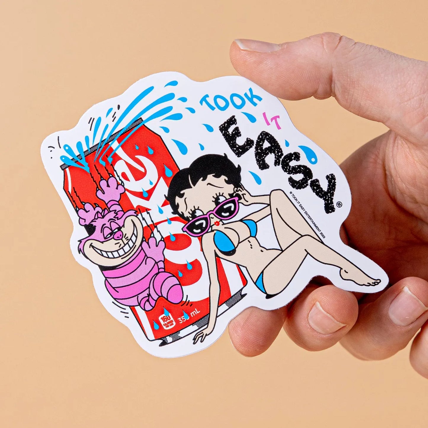Custom White Gloss Vinyl Stickers - Tacky And Upsetting