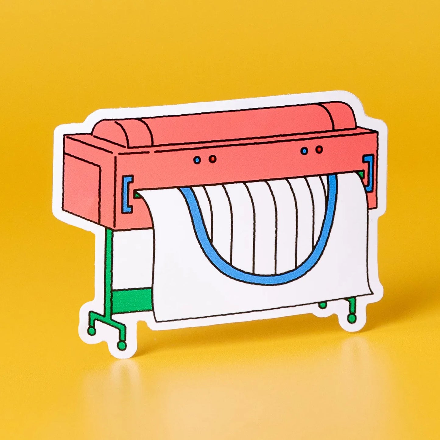 Custom White Gloss Vinyl Stickers - Tacky And Upsetting