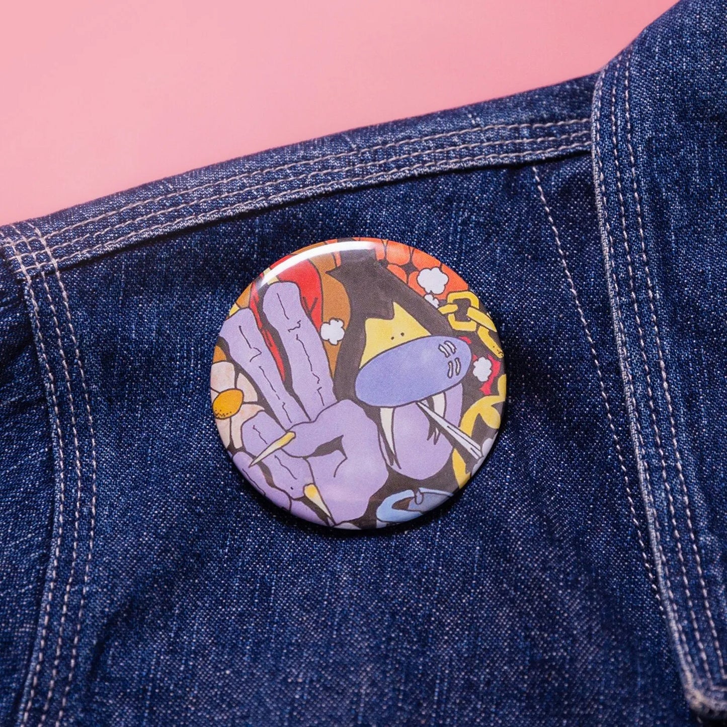Circle White Badges - Tacky And Upsetting
