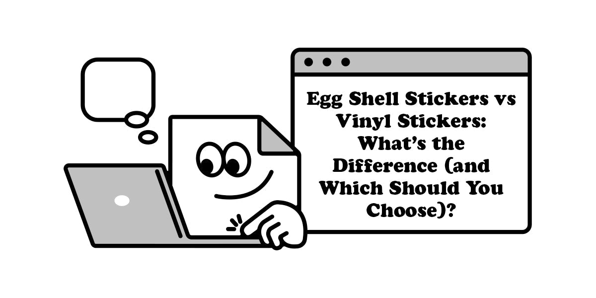 Kiss Cut Stickers vs Die Cut Stickers