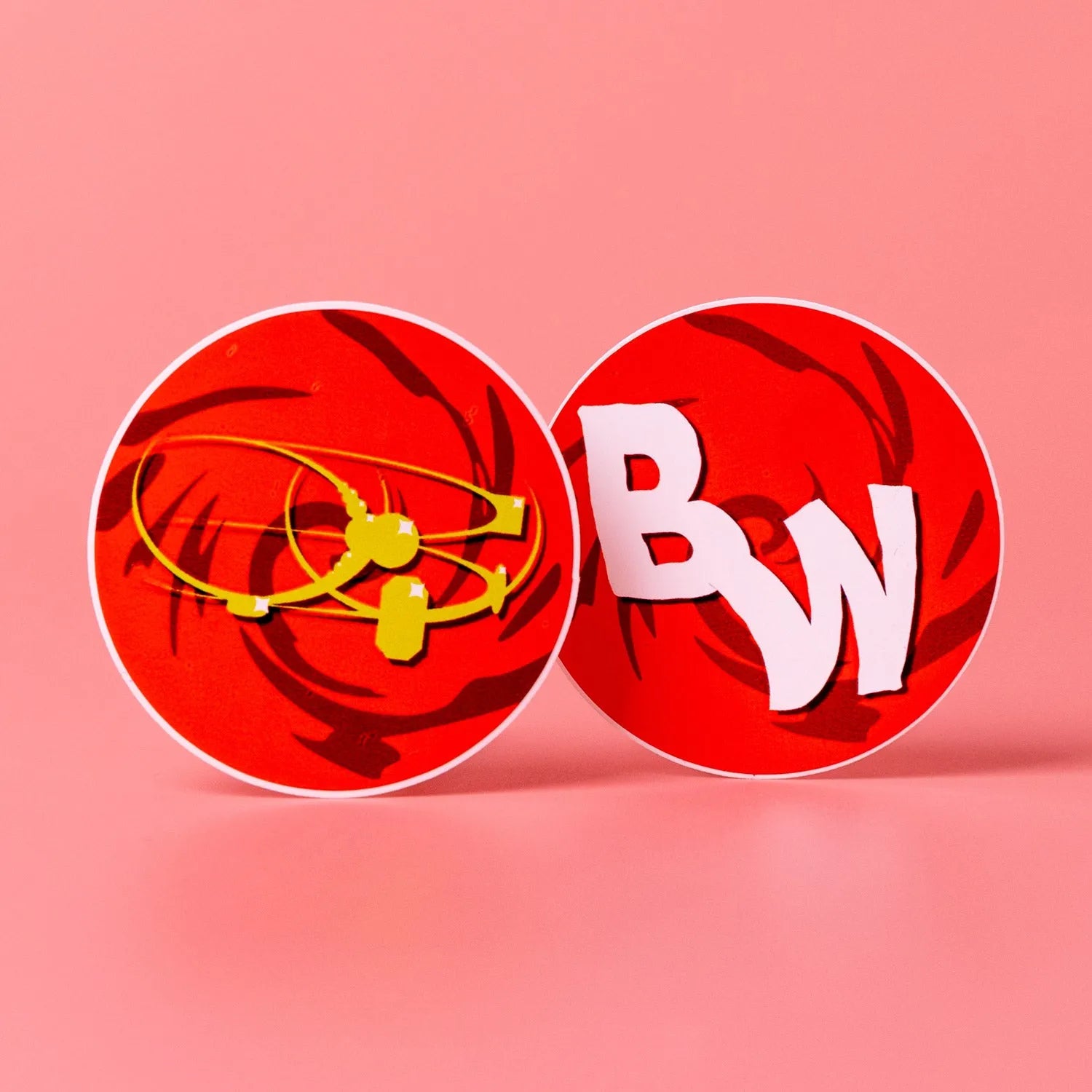 Custom White Egg Shell Stickers - Tacky And Upsetting