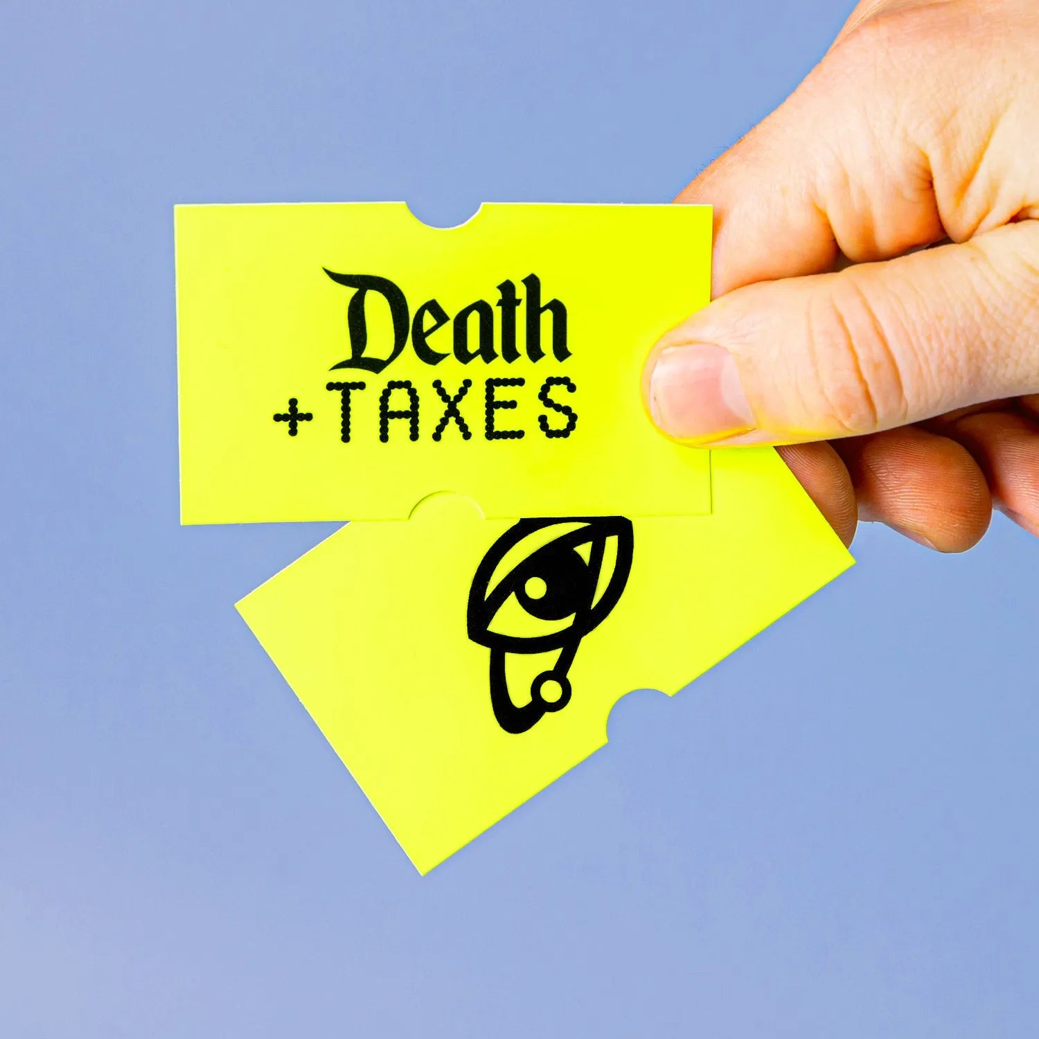 Custom Fluorescent Gloss Vinyl Stickers - Tacky And Upsetting