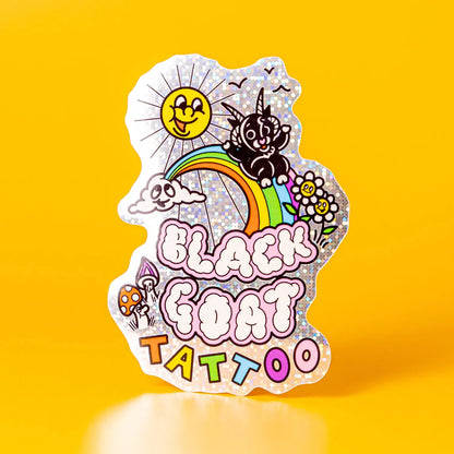 Custom Glitter Gloss Vinyl Stickers - Tacky And Upsetting