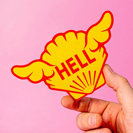 Custom Glitter Gloss Vinyl Stickers - Tacky And Upsetting