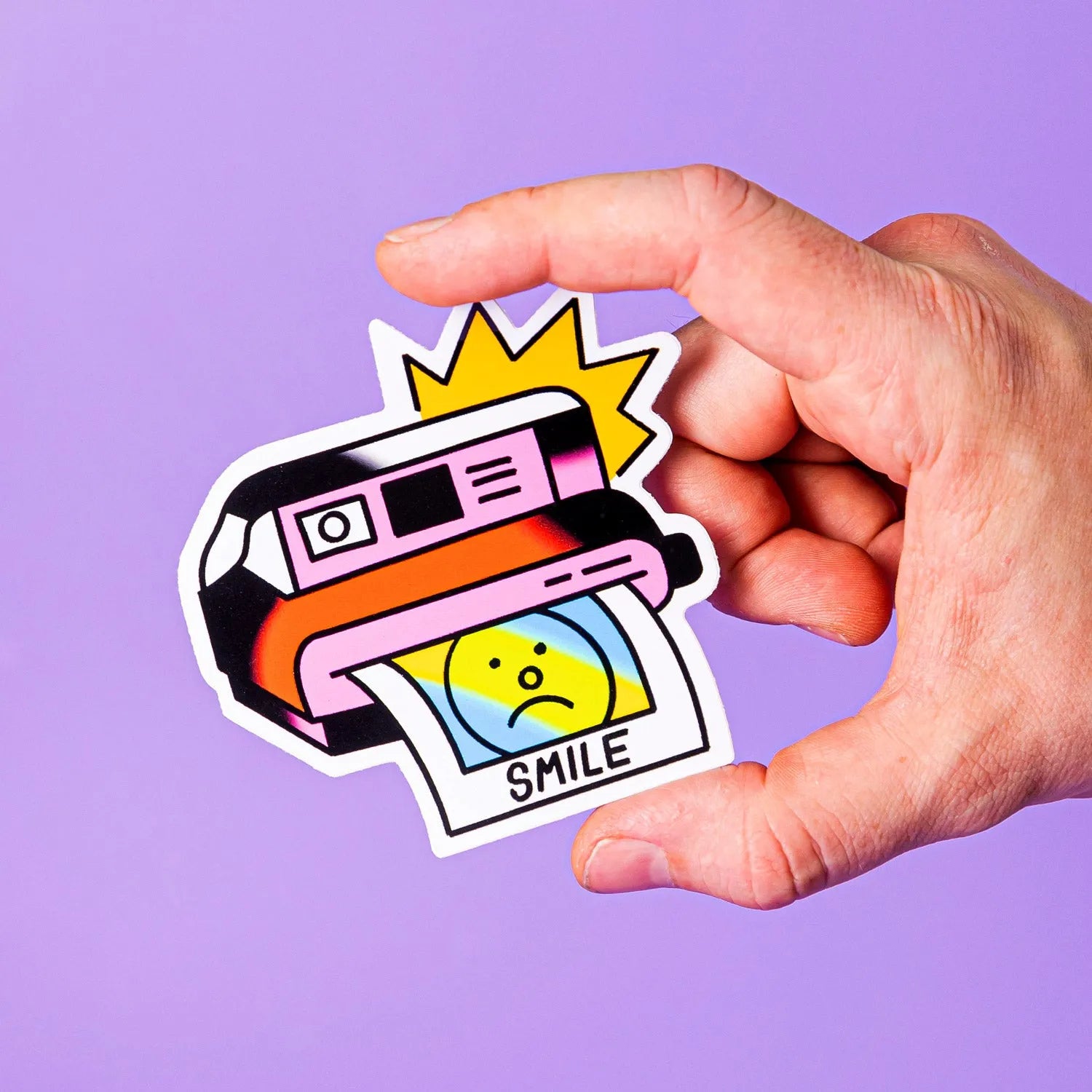 Custom White Gloss Vinyl Stickers - Tacky And Upsetting