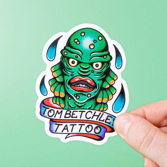 Custom White Gloss Vinyl Stickers - Tacky And Upsetting