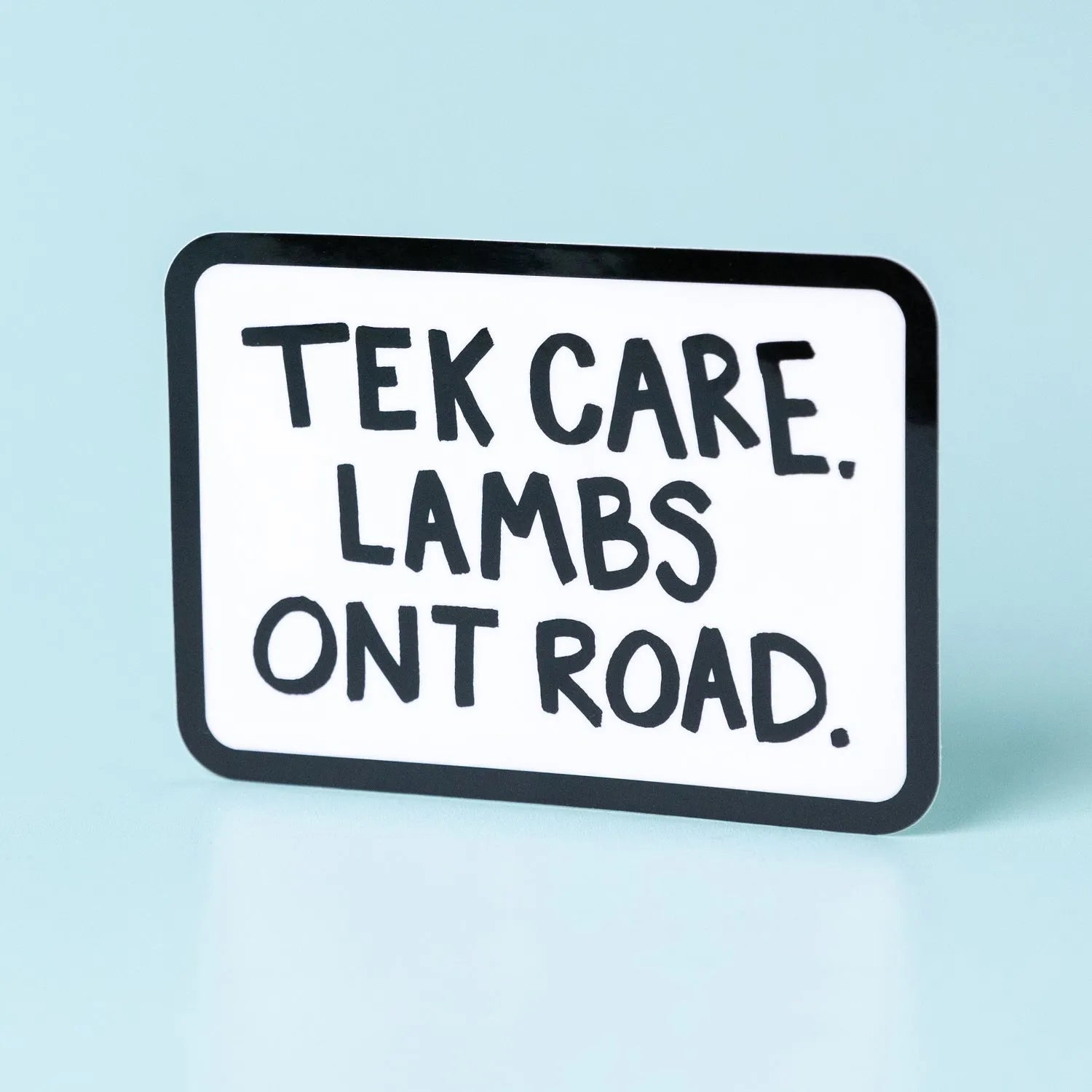 Eco-friendly White Gloss Vinyl Stickers - Tacky And Upsetting
