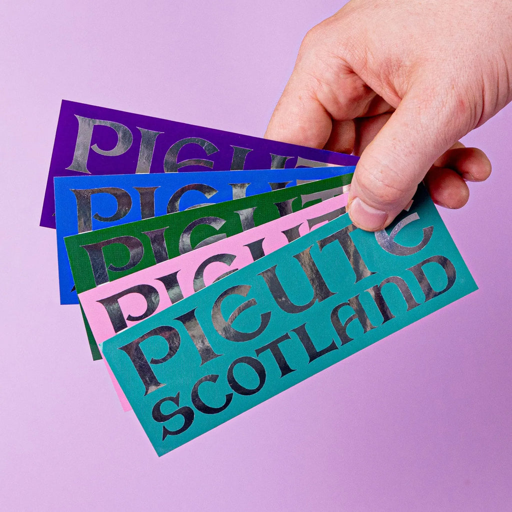 Custom Chrome Gloss Vinyl Stickers - Tacky And Upsetting