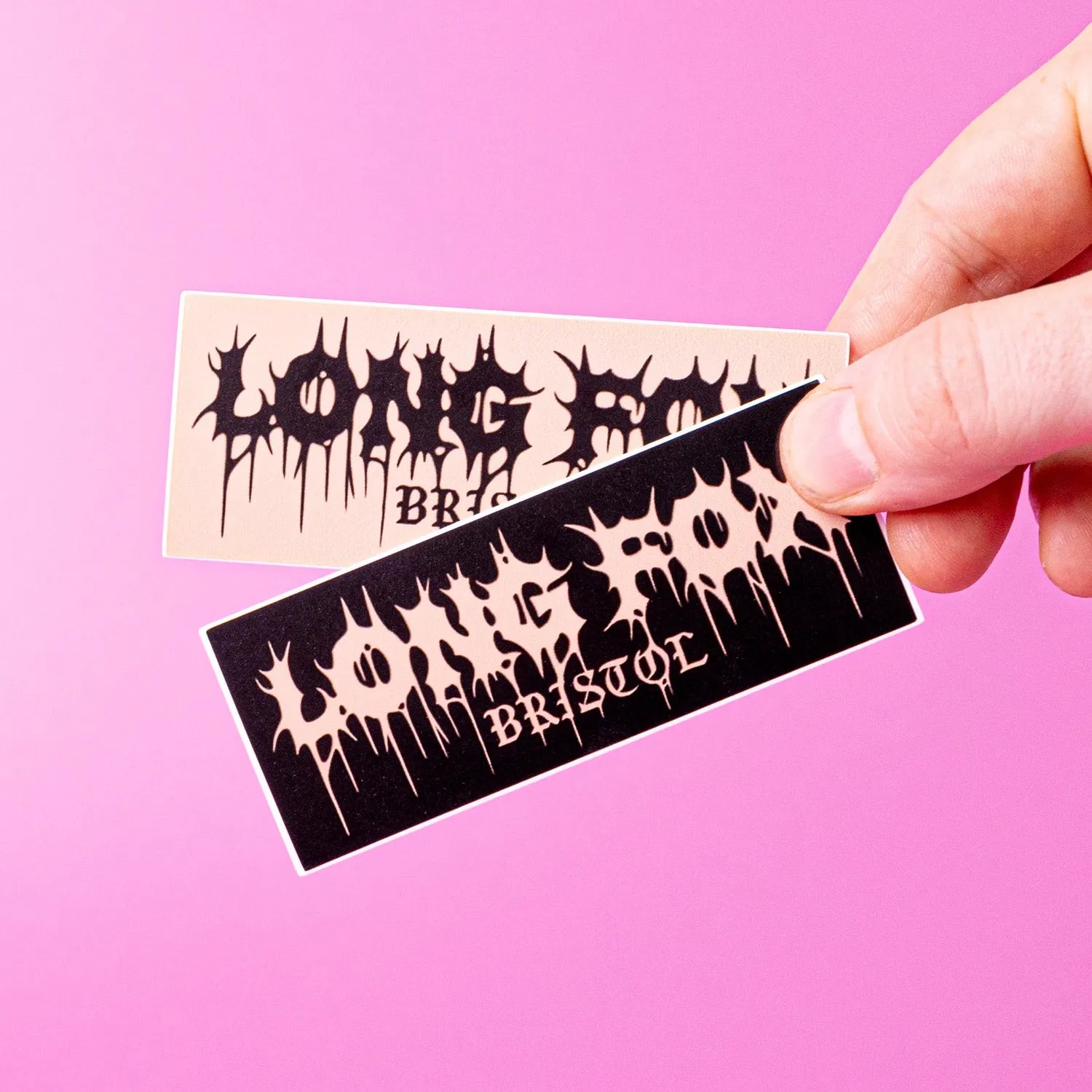 Custom White Egg Shell Stickers - Tacky And Upsetting