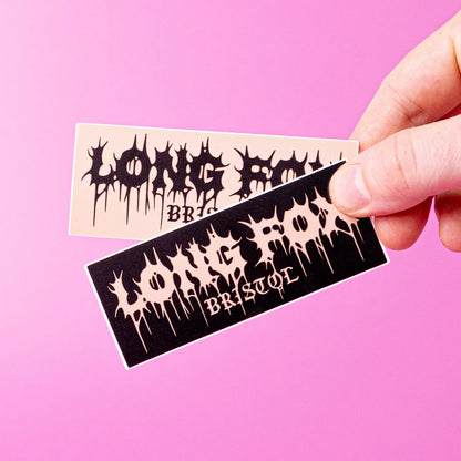 Custom White Egg Shell Stickers - Tacky And Upsetting