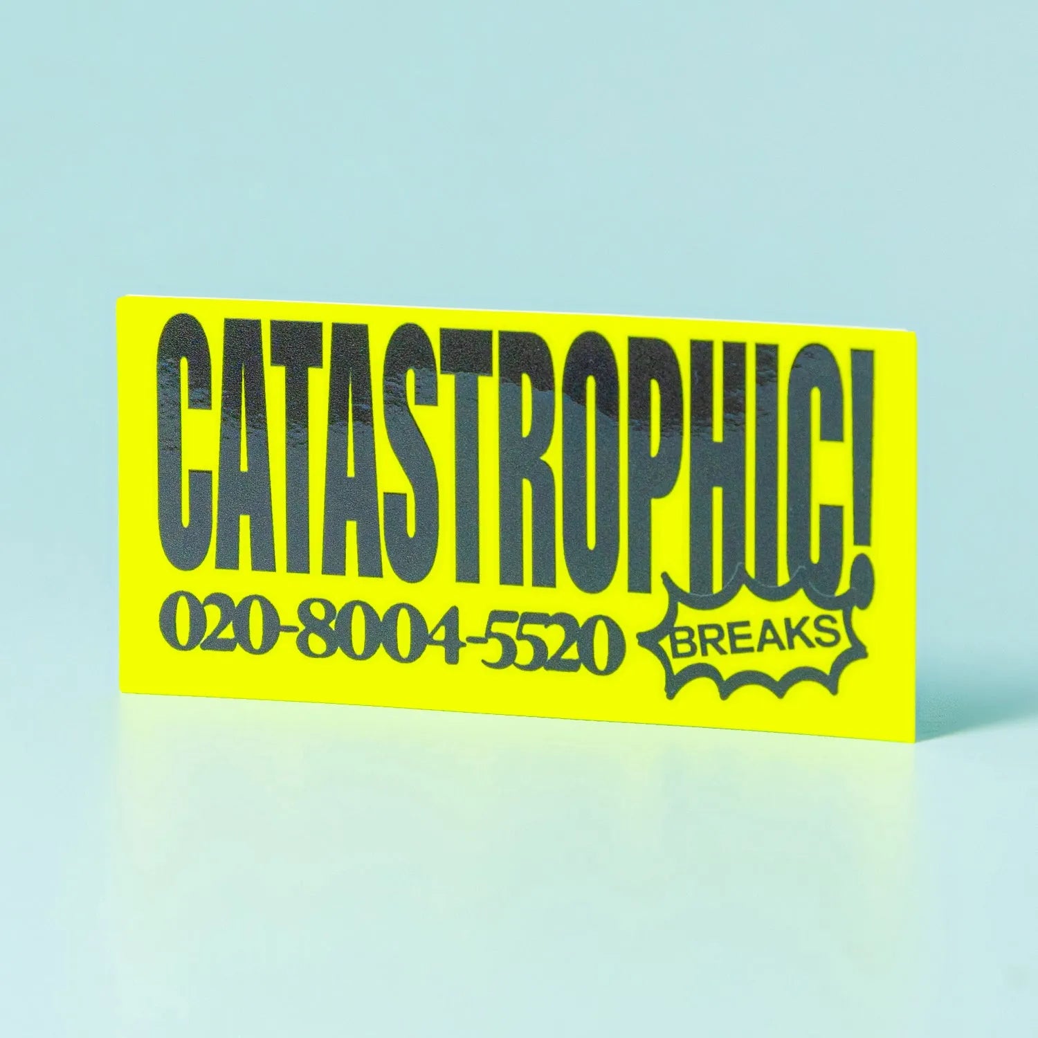 Custom Fluorescent Gloss Vinyl Stickers - Tacky And Upsetting