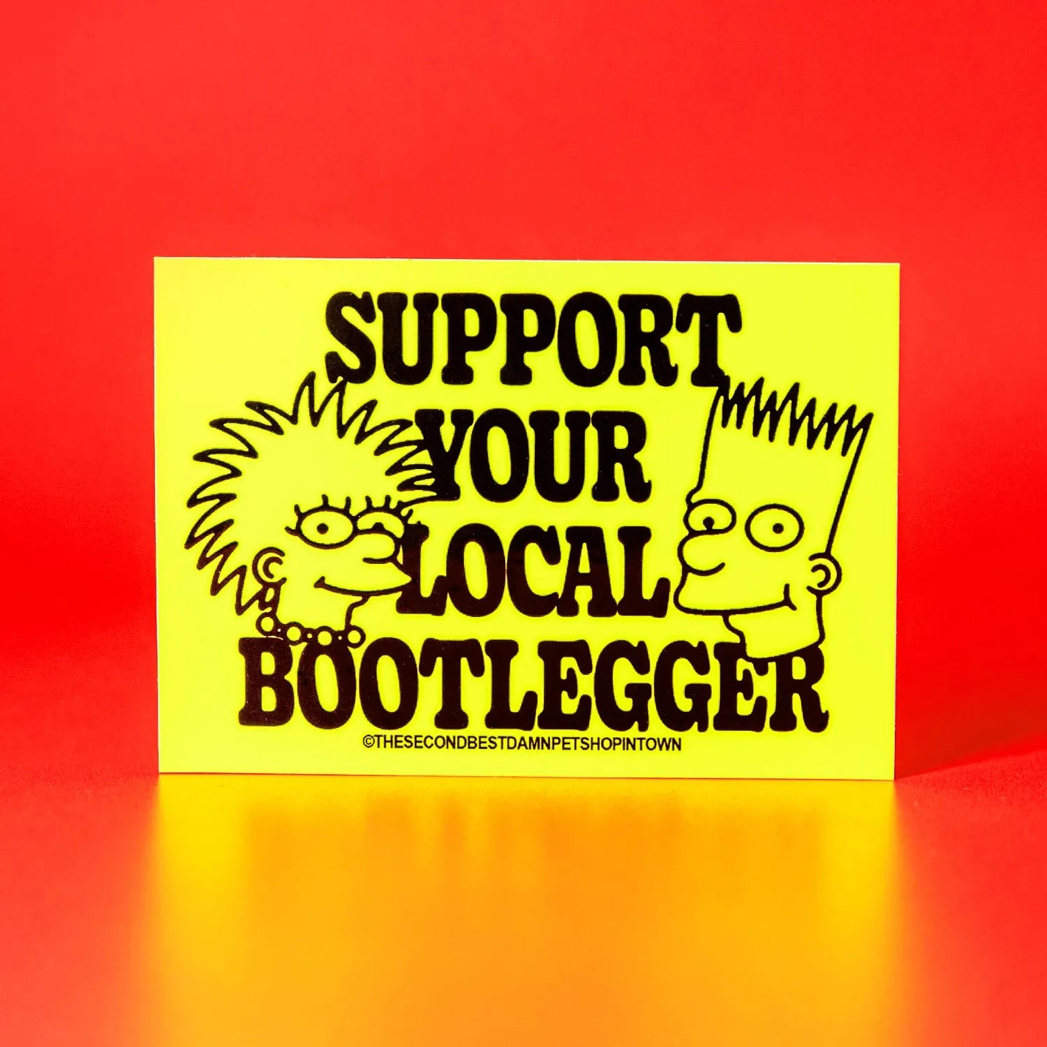 Custom Fluorescent Gloss Vinyl Stickers - Tacky And Upsetting