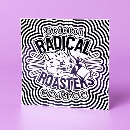 Custom White Gloss Vinyl Stickers - Tacky And Upsetting
