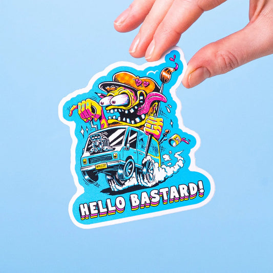 Custom Biodegradable Paper Stickers - Tacky And Upsetting
