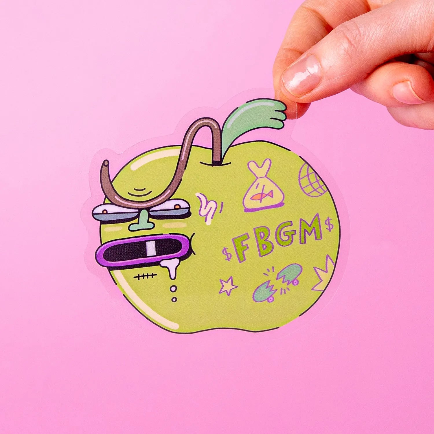 Custom Clear Gloss Vinyl Stickers - Tacky And Upsetting