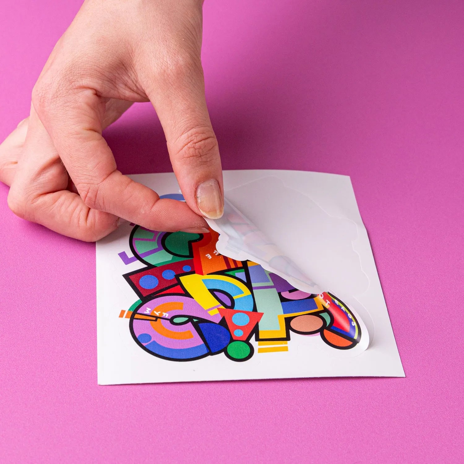 Easy Peel White Egg Shell Stickers - Tacky And Upsetting