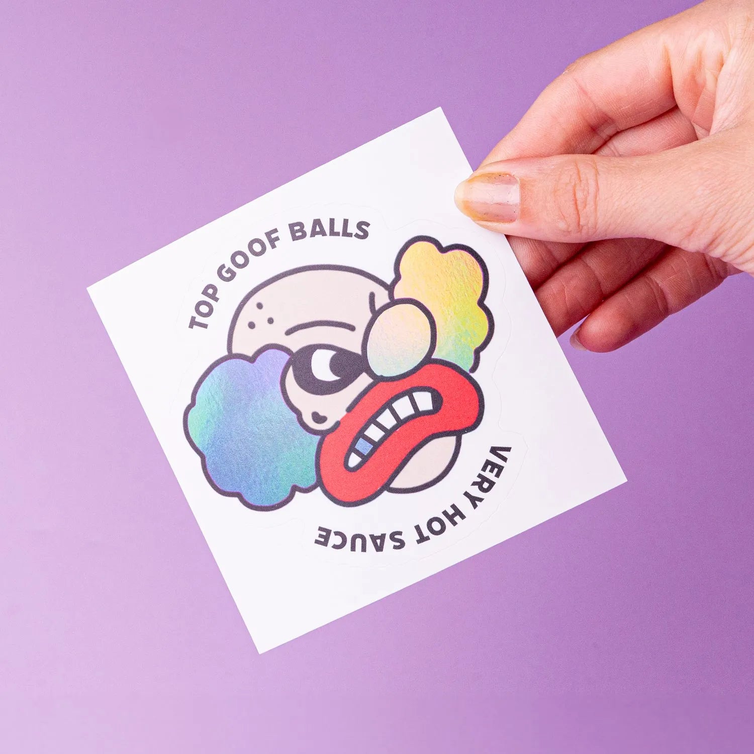 Easy Peel White Egg Shell Stickers - Tacky And Upsetting