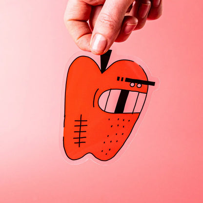 Eco-friendly Clear Gloss Vinyl Stickers - Tacky And Upsetting