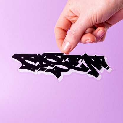 Eco-friendly Clear Gloss Vinyl Stickers - Tacky And Upsetting
