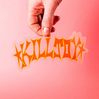 Eco-friendly Clear Gloss Vinyl Stickers - Tacky And Upsetting