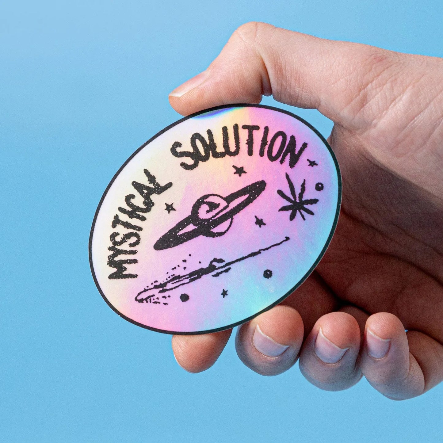 Custom Holographic Gloss Vinyl Stickers - Tacky And Upsetting