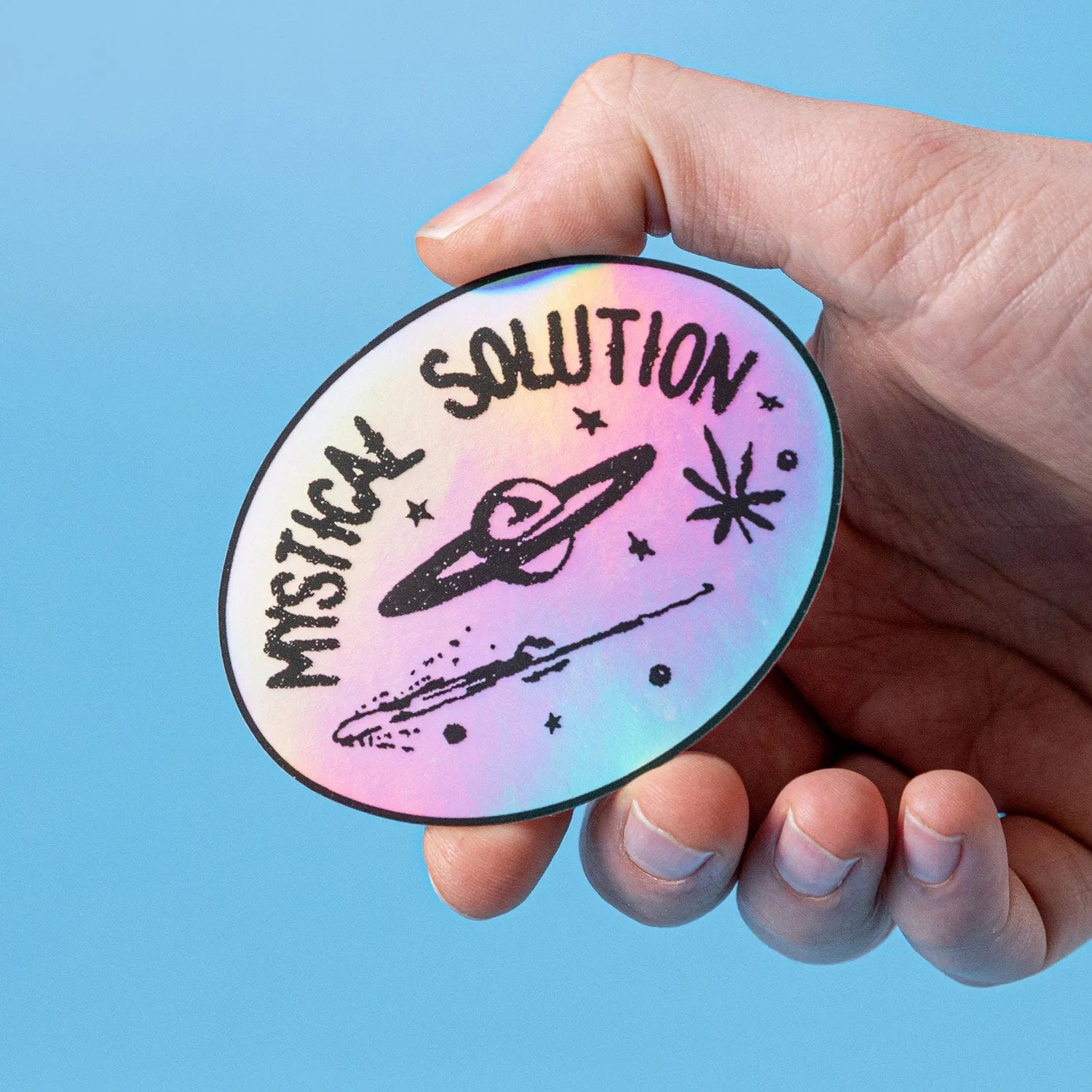 Custom Holographic Gloss Vinyl Stickers - Tacky And Upsetting