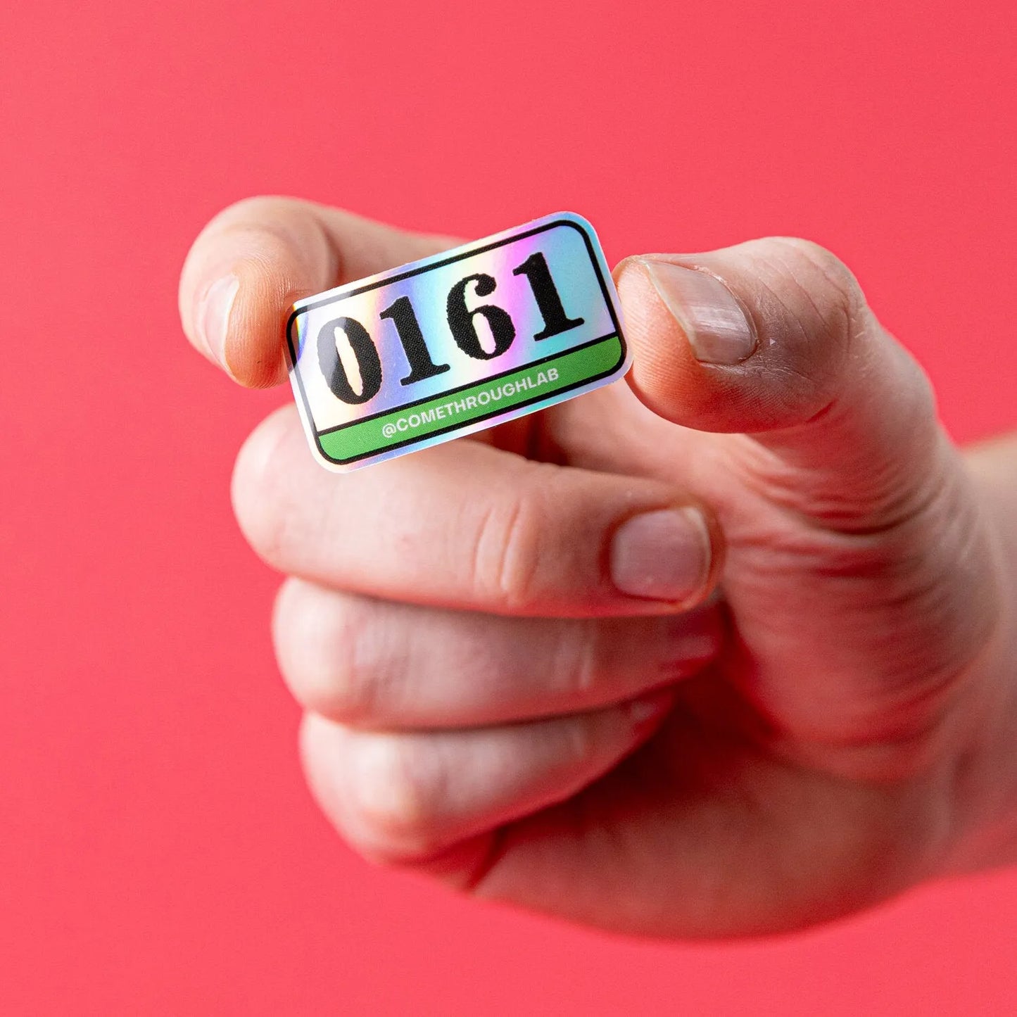 Custom Holographic Gloss Vinyl Stickers - Tacky And Upsetting