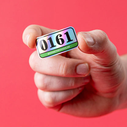 Custom Holographic Gloss Vinyl Stickers - Tacky And Upsetting