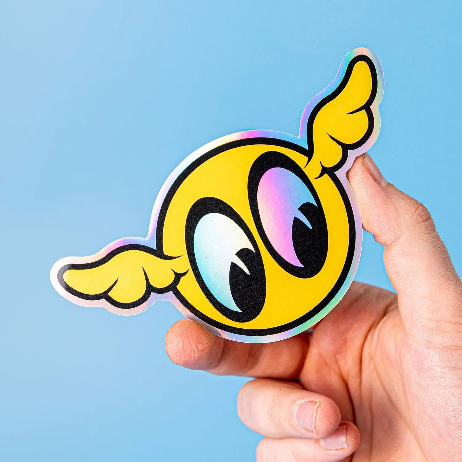 Custom Holographic Gloss Vinyl Stickers - Tacky And Upsetting
