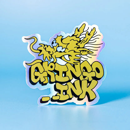 Custom Holographic Gloss Vinyl Stickers - Tacky And Upsetting