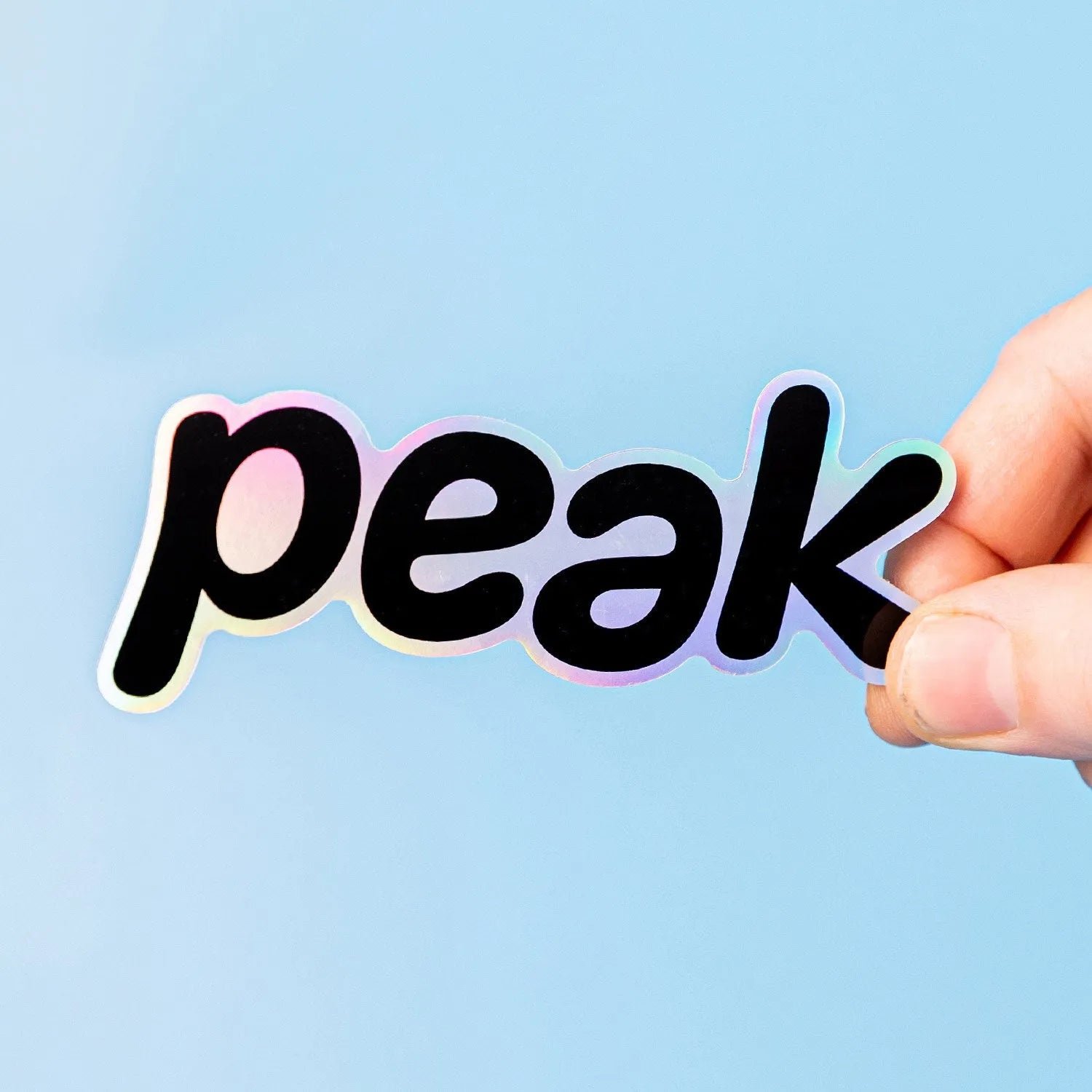 Custom Holographic Gloss Vinyl Stickers - Tacky And Upsetting