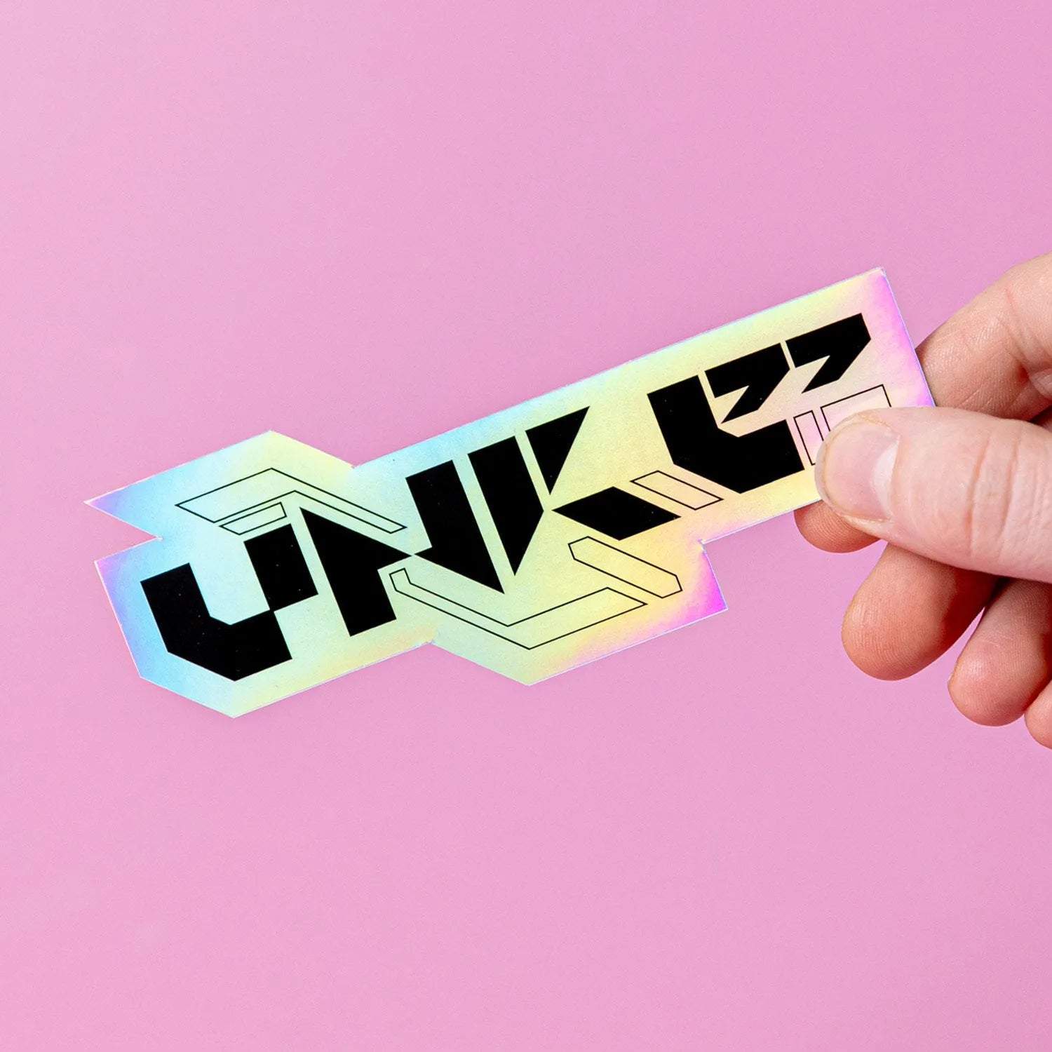 Custom Holographic Gloss Vinyl Stickers - Tacky And Upsetting