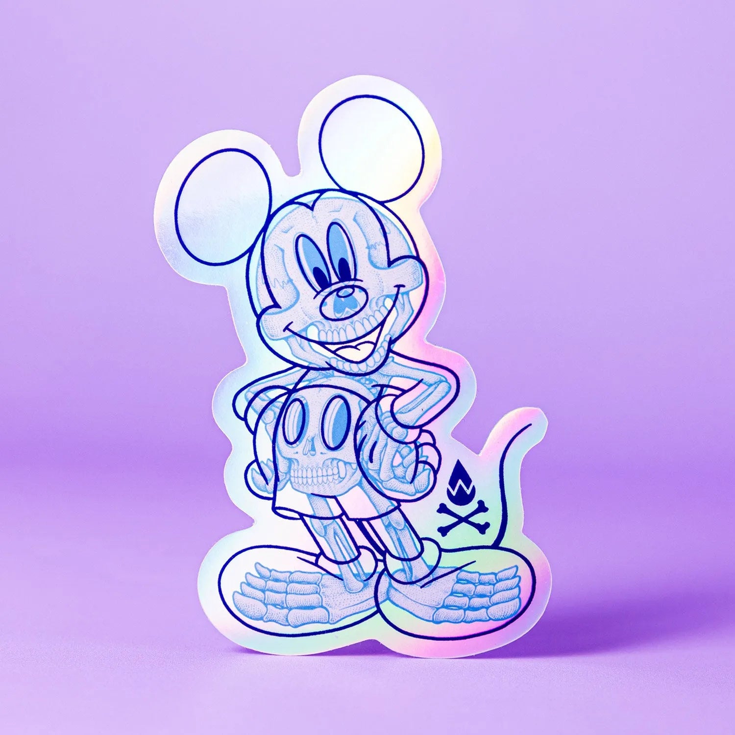 Custom Holographic Gloss Vinyl Stickers - Tacky And Upsetting