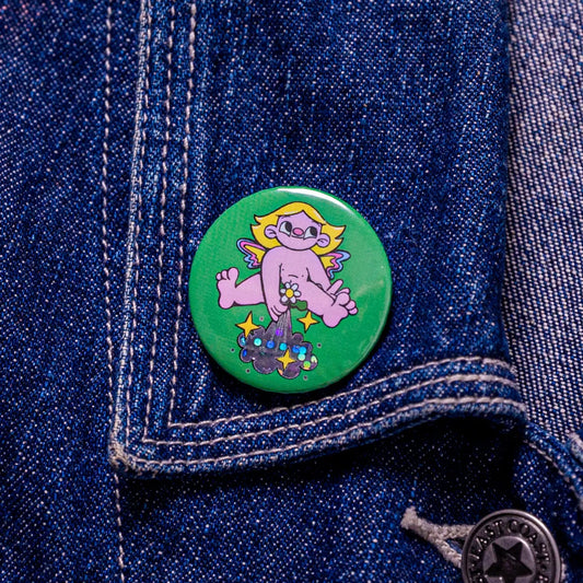 Circle Glittler Badges - Tacky And Upsetting