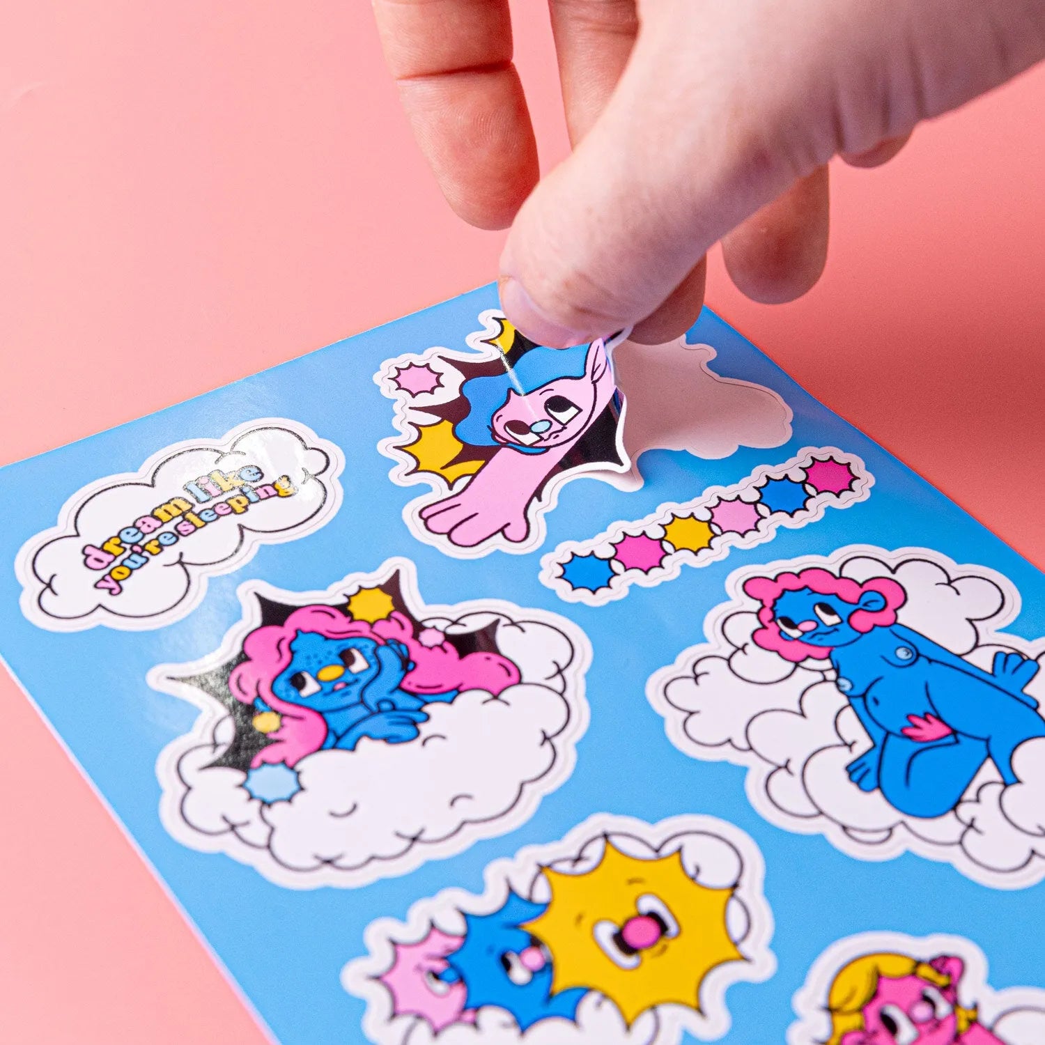 Custom White Gloss Vinyl Sticker Sheets - Tacky And Upsetting