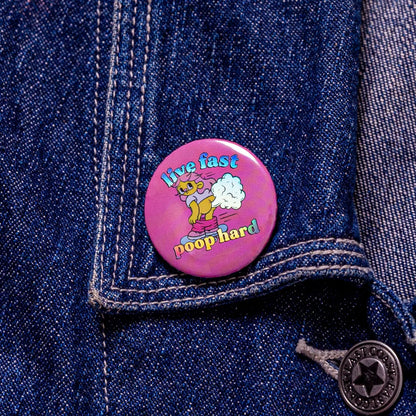Circle Holographic Badges - Tacky And Upsetting