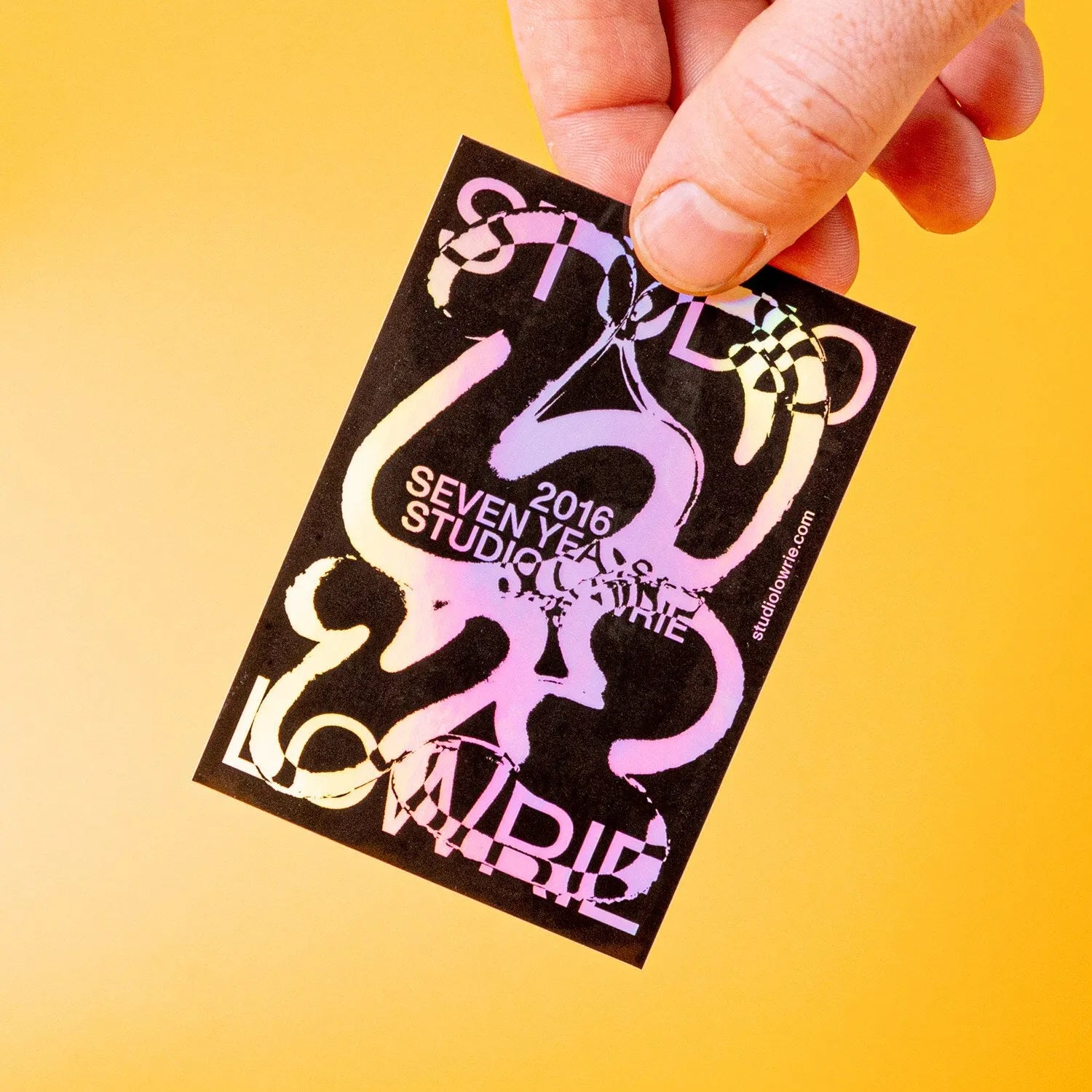 Custom Holographic Gloss Vinyl Stickers - Tacky And Upsetting