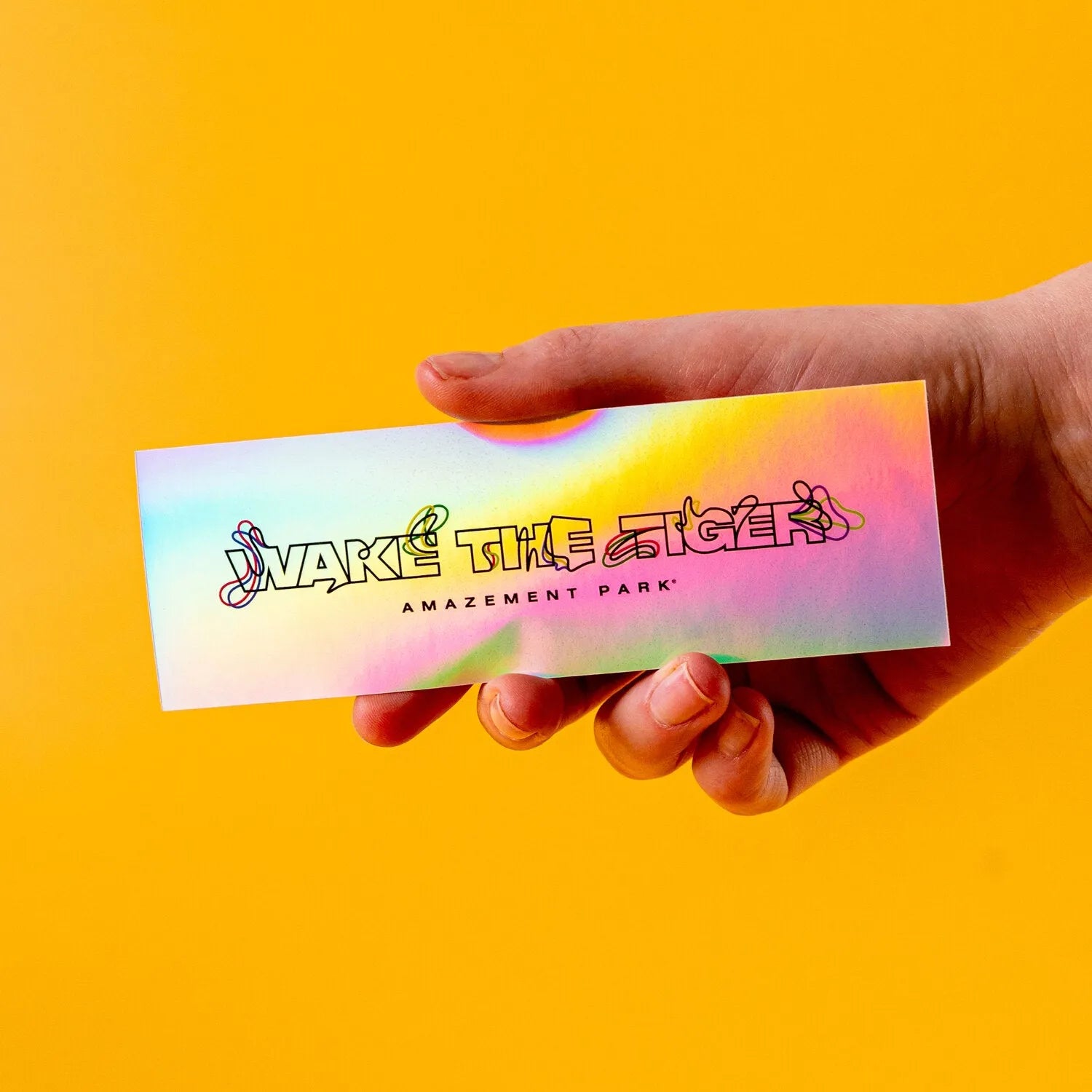 Custom Holographic Gloss Vinyl Stickers - Tacky And Upsetting