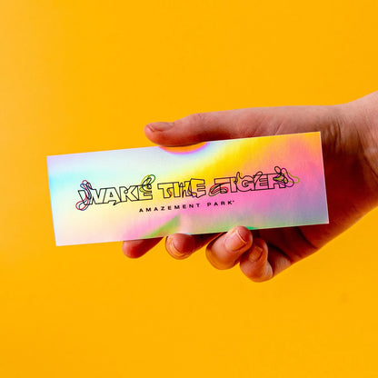 Custom Holographic Gloss Vinyl Stickers - Tacky And Upsetting