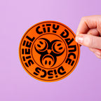 Fluorescent Orange Stickers