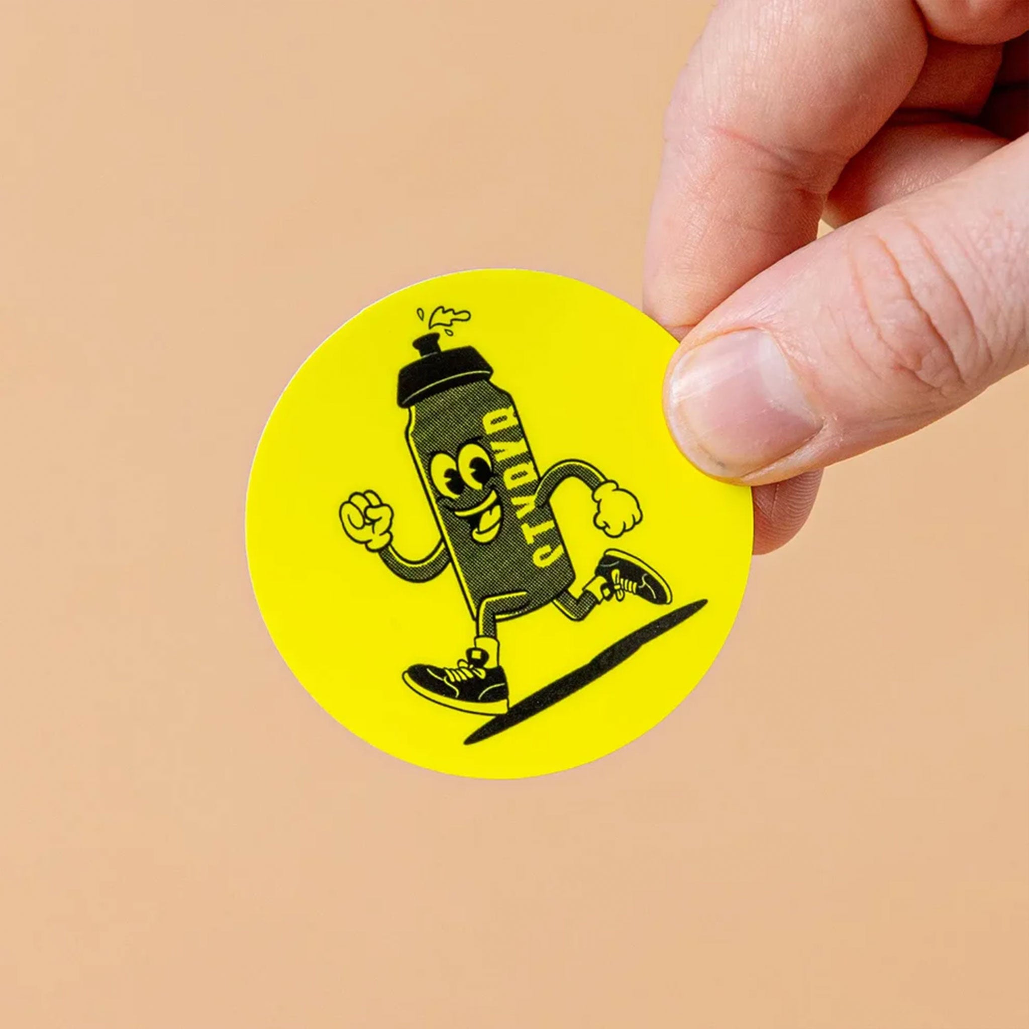 Fluorescent Yellow Stickers