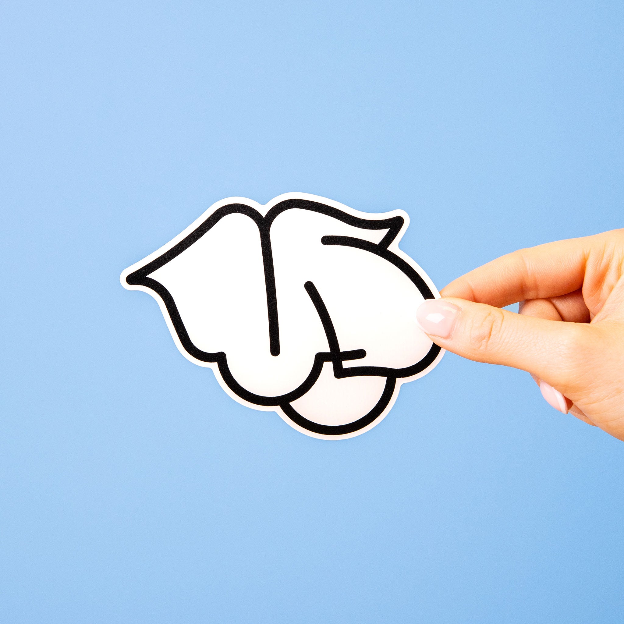 Die Cut Egg Shell Stickers