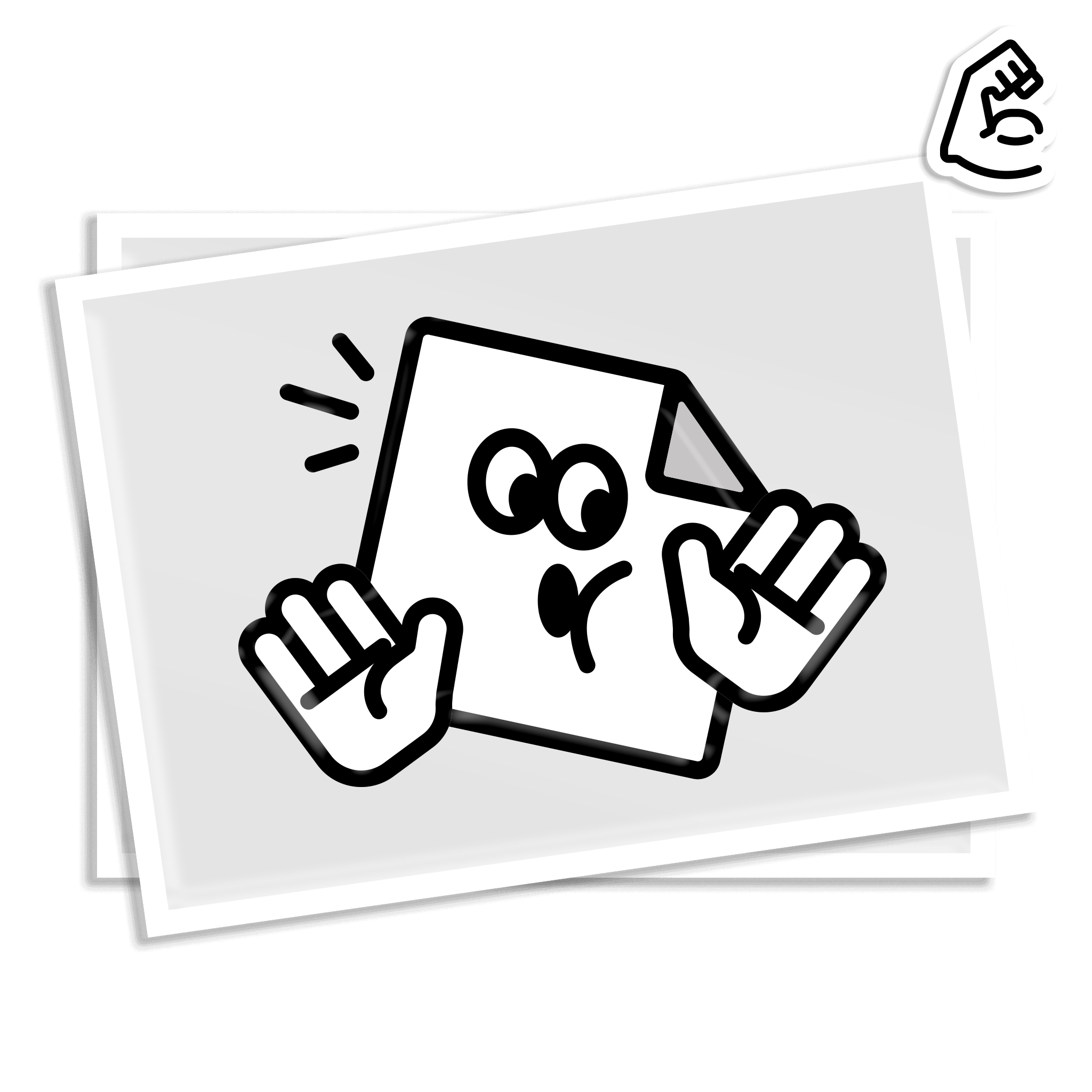 Custom heavy duty white rectangle vinyl stickers printed in full colour, waterproof, weatherproof and built to last outdoors.