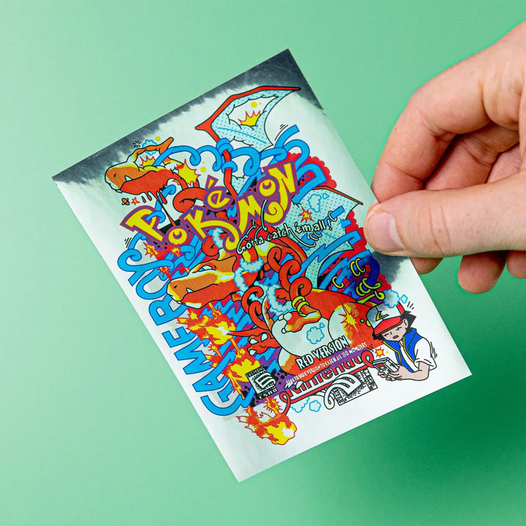 Silver Chrome Rectangle Stickers